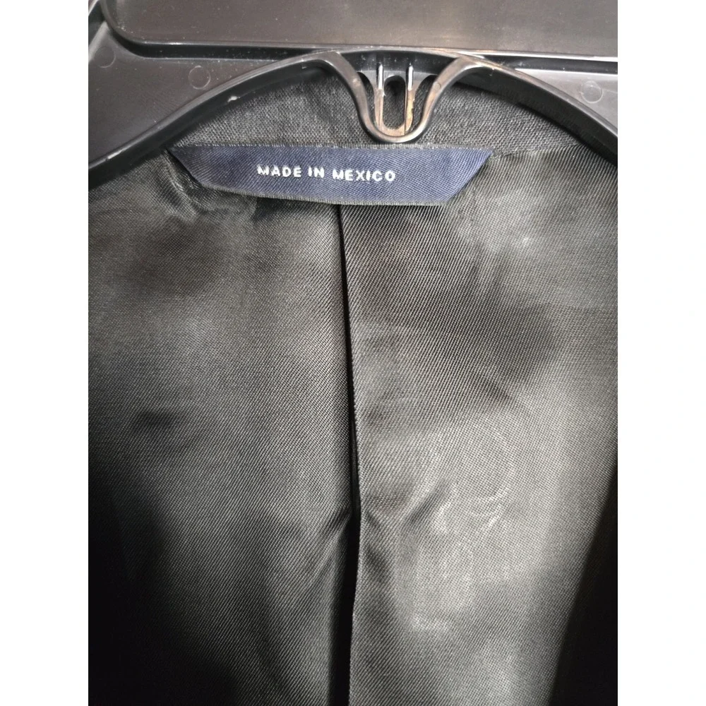 Brooks Brothers Brooksease Men's Blazer Size 40 Regular 3 Button‎ Black Wool